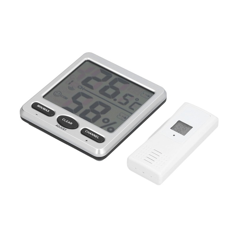 Wireless Thermometer Hygrometer Digital Temperature Humidity Monitor for Indoor Outdoor