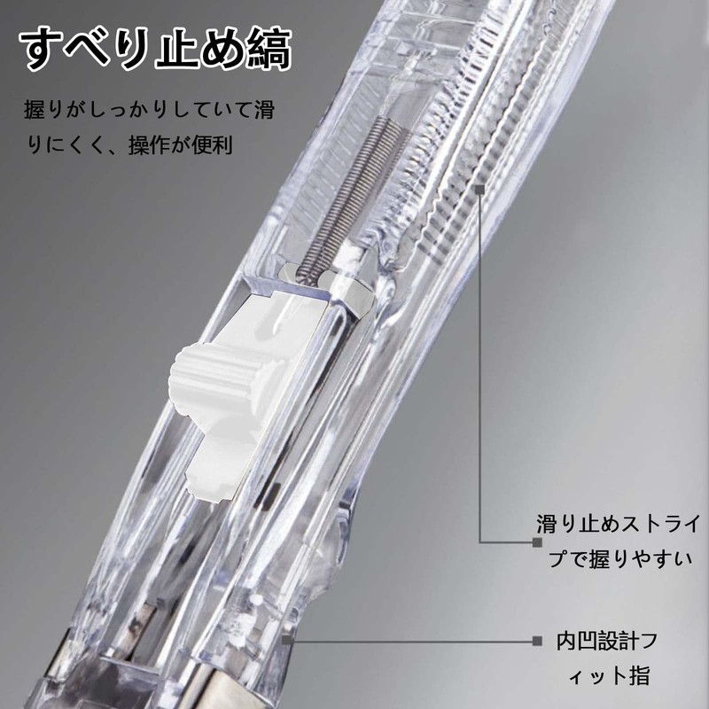 Automatic Clip Pusher (Set of 2) Clips, 50 Plain Clips