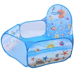 1Pc Foldable Children's Toys Cartoon Tent Kids Play Ball Pool Outdoor Game(Ocean World)