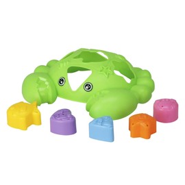WELL HOME MOBILIARIO & DECORACIÓN WH14723 Bath Set in Green Crab Format, Colourful, 24.5 x 20 x 8 cm