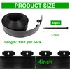 JERIA 4 Inch Tall 33 FT Garden Edging Kit with