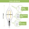 Sigalux Candelabra LED Light Bulbs Dimmable, E12 40 Watt Chandelier,5000K