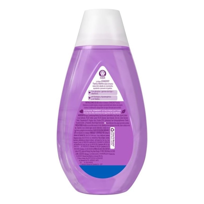 JOHNSON'S BABY SHAMPOO FUERZA Y VITAMINAS 200ML