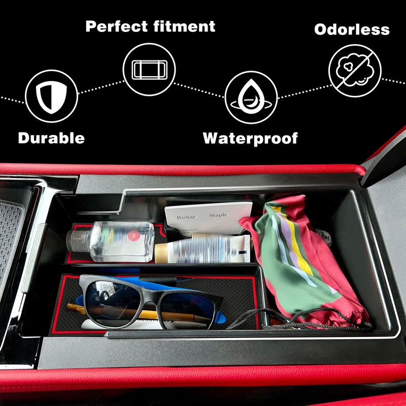 BestEvMod Center Console Organizer Tray Compatible with Chevy Blazer EV