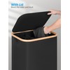 efluky Laundry Basket with Wheels, Tall Rolling Laundry Hamper with