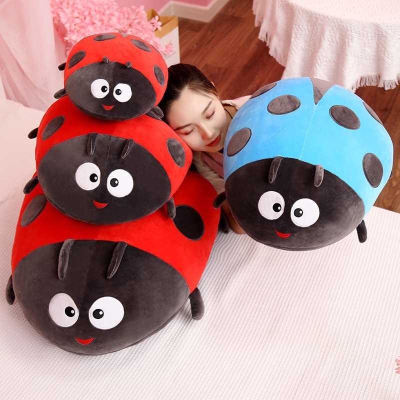 Cute 15.7 Inch Ladybug Stuffed Animals,Ladybird Plush Toys Pillow Anime