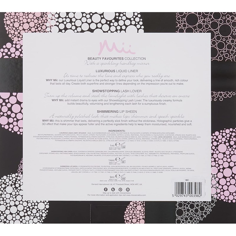 Mii Cosmetics Beauty Favourites, Enchant & Quartz