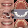 Plastic Upper Lower Veneer False Teeth Snap-On Denture Fake Brace