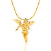 LIFETIME JEWELRY Medium Guardian Angel Pendant Necklace Charm 24K Real