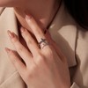 MUNDELL Vintage Cross Open Ring Christian Faith Wrap Finger Rings