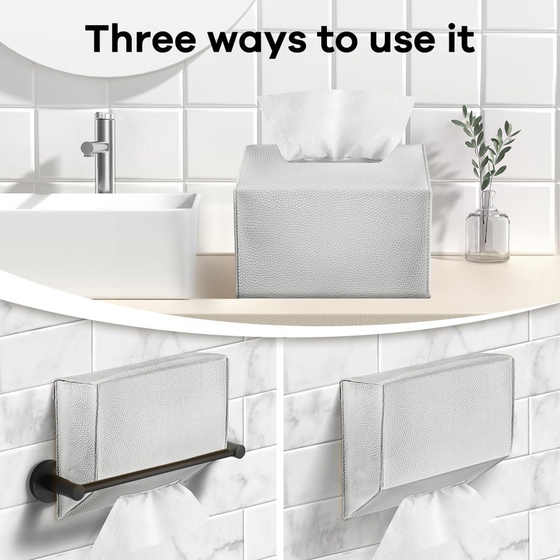 Disposable Hand Towel Box Cover Compatible with Kleenex Disposable Paper