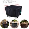 Aidetech Fire Pit Cover Square 28”L x 28”W x 25”H,