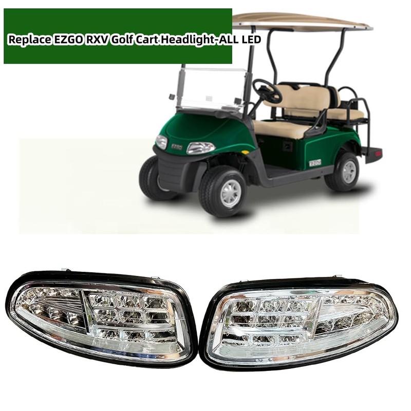 Dr.Acces Golf Cart LED Headlight | RXV LED Headlight for