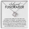 Fundraiser Necklace Message Card Box Love Knot Standard - Is