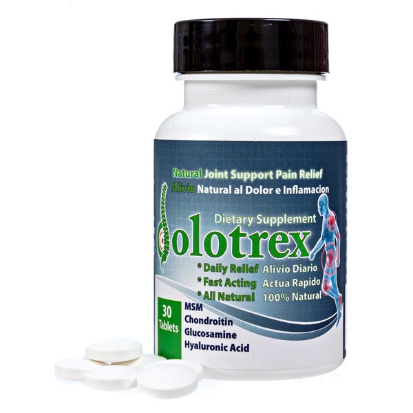 Dolotrex Fast Acting Pain and Inflammation Relief Supplement for Joint, Muscle and Back Pain All Natural Alivio al Dolor e Inflamacion de Articulaciones, Musculos, Coyunturas y Mas -30 Count