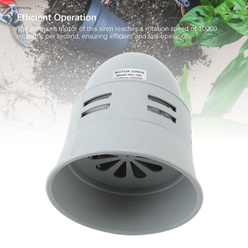 Electric Motor Siren 116dB Fire Alarm Buzzer Sound Alarm Horn