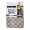 Casabella Microfiber Stainless Steel Cloth, Pack of Two