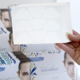 Facial Smoothies, Wide Triangular Strips for Wrinkle Removal, 144 Triangular Anti-Wrinkle Patches