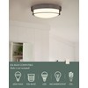 Cargifak 12 inch Flush Mount Ceiling Light, 2-Light Close to