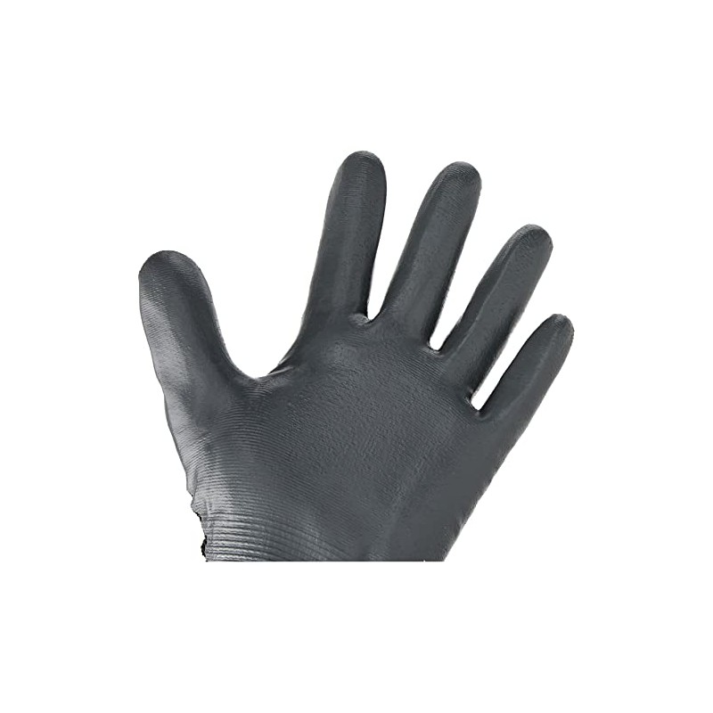Showa Gloves SHOB370-L No.370 Palm Fit Glove, Size: L, Black/Dark