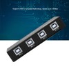 ASHATA 4 Port Smart KVM Switch USB Keyboard Mouse Synchronizer