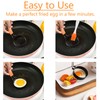Round Egg Rings for Frying Eggs, 2 Pack 3.5 Inches