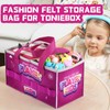 Carrying Case for Toniebox Starter Set and Tonies Figurines, Felt