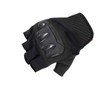 Komine GK-242 12976 Motorcycle Protective Mesh Half Finger Gloves, Black,