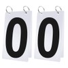 GOGO 2 Sets water-resistant Flip Scoreboard Numbers, 4 x 7