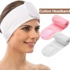 Hairband Cosmetic Headband, Cosmetic Hair Band with Velcro Fastening, Spa