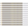 STABILO 1400/704"Carb0thello Chalk-Pastel" Colouring Pencil - Warm Grey 3 (Pack