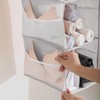 QUMENEY 2 Pcs Hanging Wardrobe Storage Closet Organiser Hanging Storage
