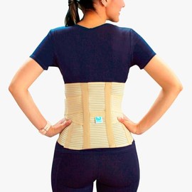 Faja Sacrolumbar Transpirable (Beige, M)                                                                                                              