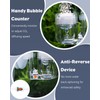 Pawfly CO2 Diffuser for Aquarium Plants, Clear Acrylic CO2 Atomizer