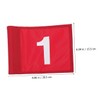 Abaodam 2Pcs Portable Golf Target Flags Lightweight Durable Training Flags