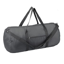 Vorspack Duffel Bag 28 Inches Foldable Lightweight Gym Bag with Inner Pocket for Travel Sports - Grey