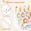 Lifewit 4 Tier Clear Display Riser Stand with Decorative Secure