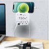 Multi Plug Wall Outlet Surge Protector with USB Ports -