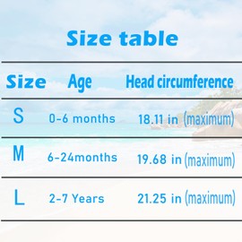 Baby Sun Hat Toddler Infant Cap Kid Beach Hats Swimsuit with UPF 50+ Protective Sunscreen Newborn Bucket Hat for Boys Girls (US, Age, 2 Years, 7 Years, Pink)