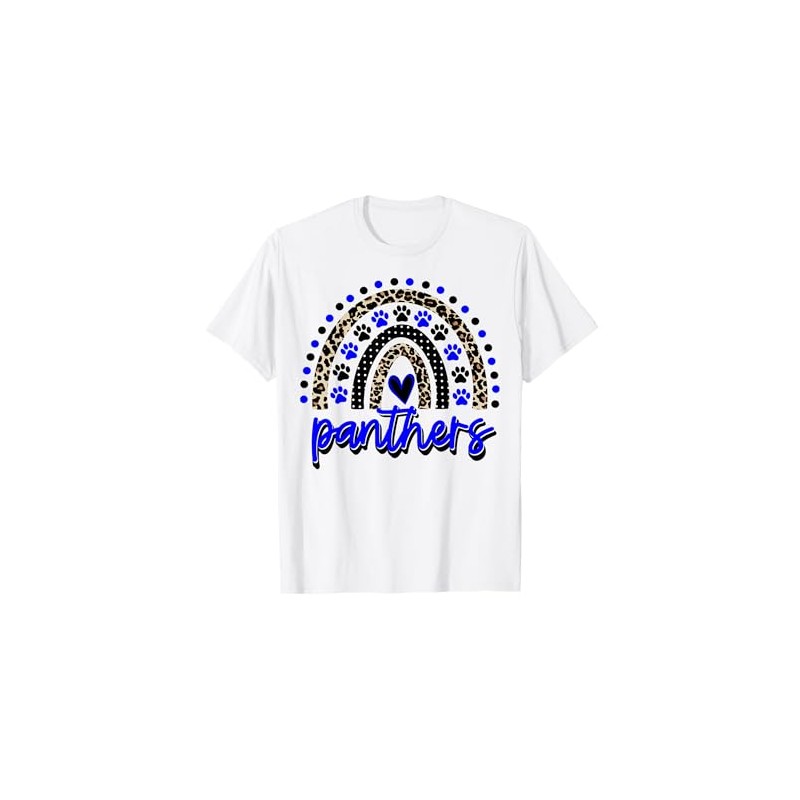 School Spirit Panthers Panther Pride Fan Team Spirit Wear T-Shirt