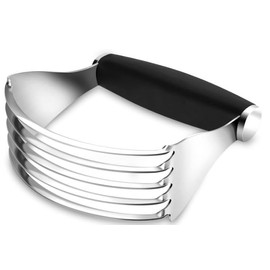 WALES Duty Pastry Blender Stainless Steel, Thick Sharp Blades Dough Blender, Dough Cutter Butter Cutter Pastry for Easy Mixing, Dishwasher Safe, Size 5.5 x 4.75 WALES - 158
