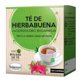 Solanum Té De Hierbabuena+gordolobo+bugambilia S/cafeína Sabor Hierbabuena