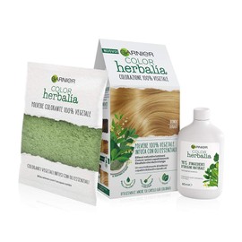 Garnier Herbalia Color Permanent Hair Colour 100% Vegetable with Henna, Indigo and Cassia for Natural and Radiant Reflexes, Revitalised, Thick Hair Biondo Dorato