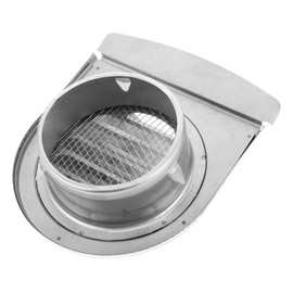SHINEOFI Stainless Steel Outdoor Dryer Vent Cover Weatherproof Round Vent Grille with Enhanced Airflow Design for Bathroom Kitchen and Industrial Use Versatile Air Ventilation