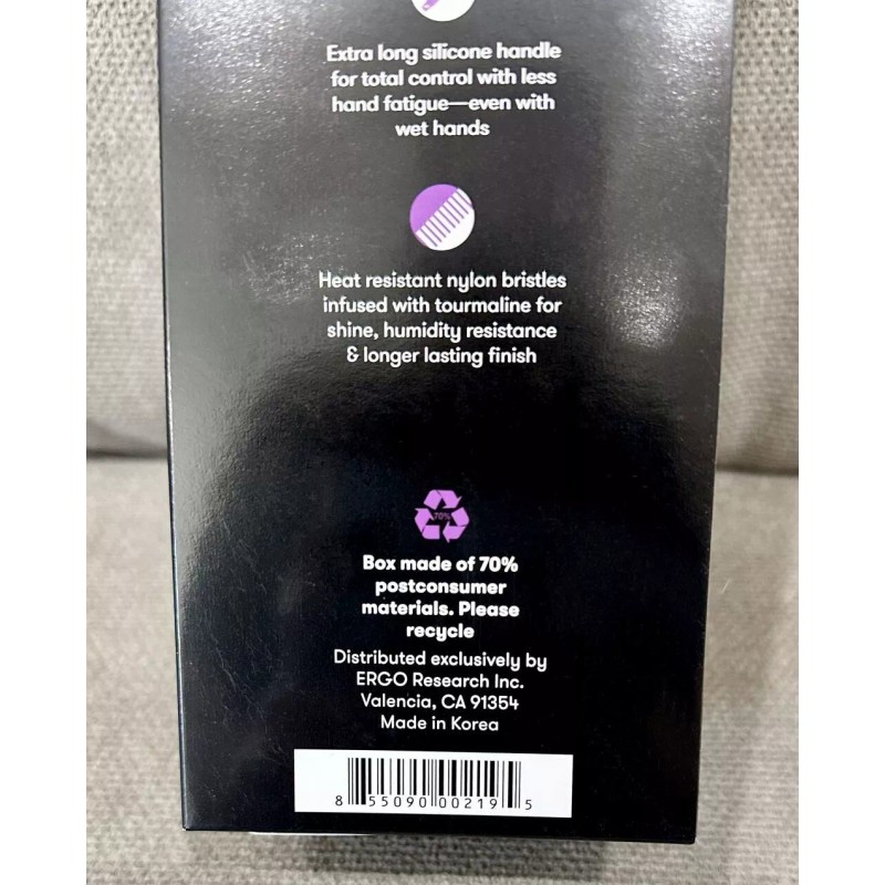 Ergo ERG65 Super Gentle Professional Ionic Ceramic Round Hair Brush