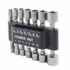 Power 14Pcs Power Nuts Driver Drill Bit Set Metric Socket
