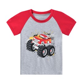 Little Hand Toddler Boys Pajamas Monster Truck Pjs Summer Short Sets Cotton Kids Pjs Boys Pyjamas Sets 4-5 Years