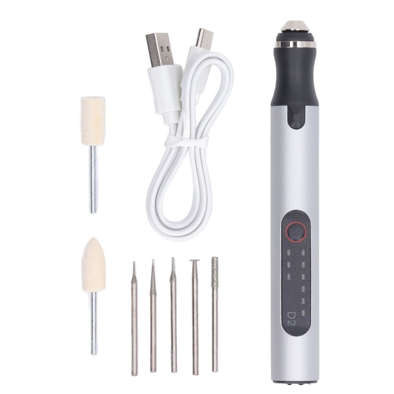 Electric Grinder Pen USB Rechargeable Adjustable Speed Smart Polishing Engraving