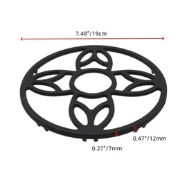 FarBoat 2Pcs Heat Diffuser for Gas Cast Iron Wok Support Ring Stovetop Stand for Gas Stove Camping Stove, Leaf Shape
