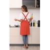 Nanxson Women's Apron Cotton Linen Bib Cooking Apron Kitchen Apron